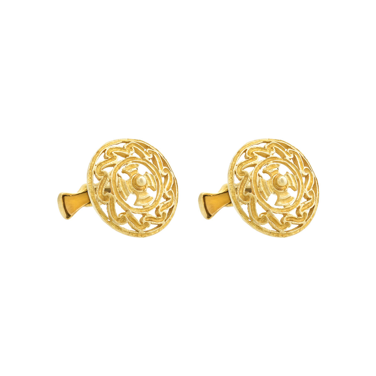 CUFFLINKS 18K YELLOW GOLD