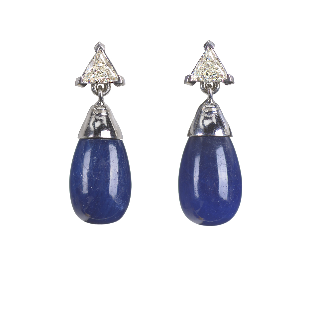 WHITE GOLD K18 WITH SAPPHIRES