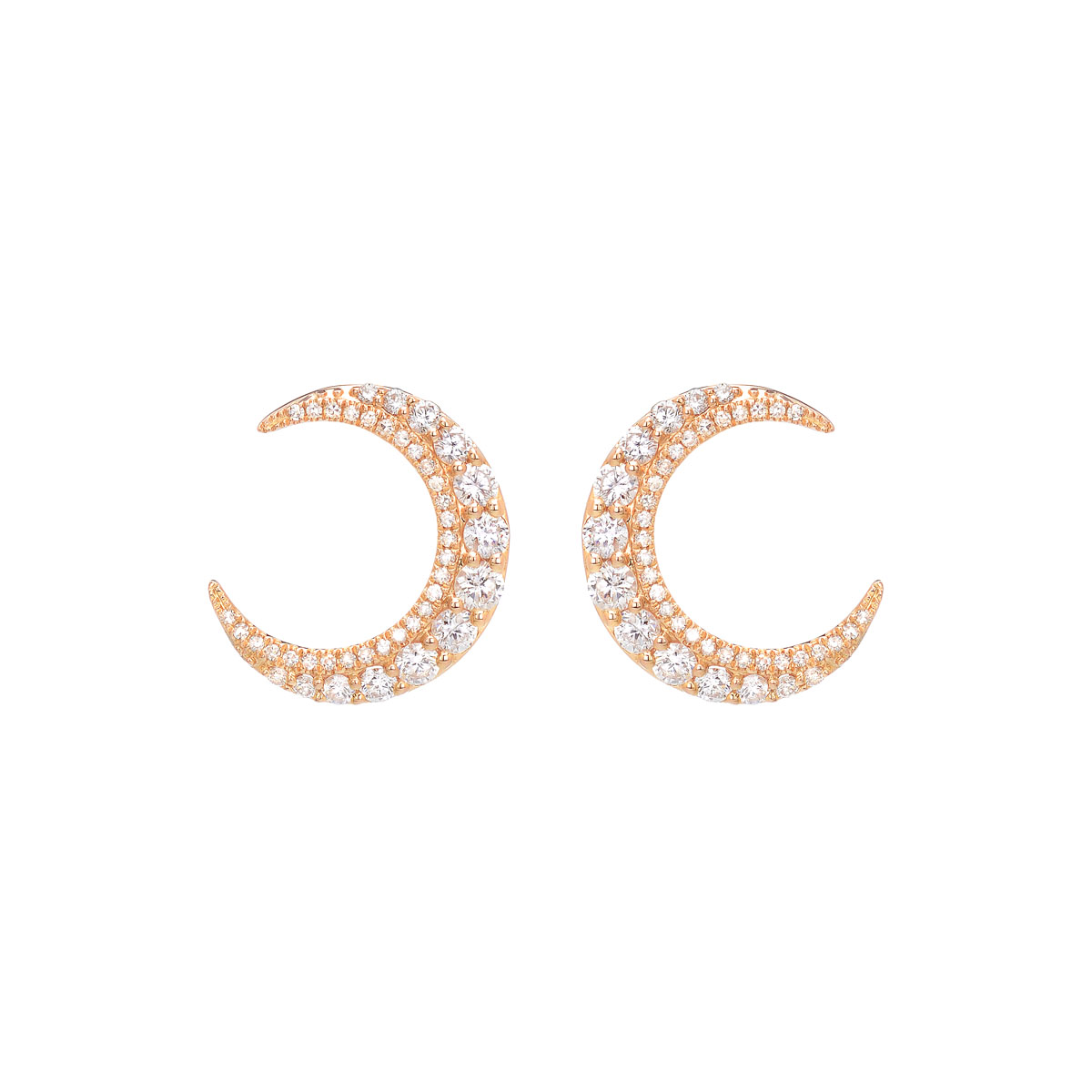 DIAMOND EARRINGS 18K ROSE GOLD