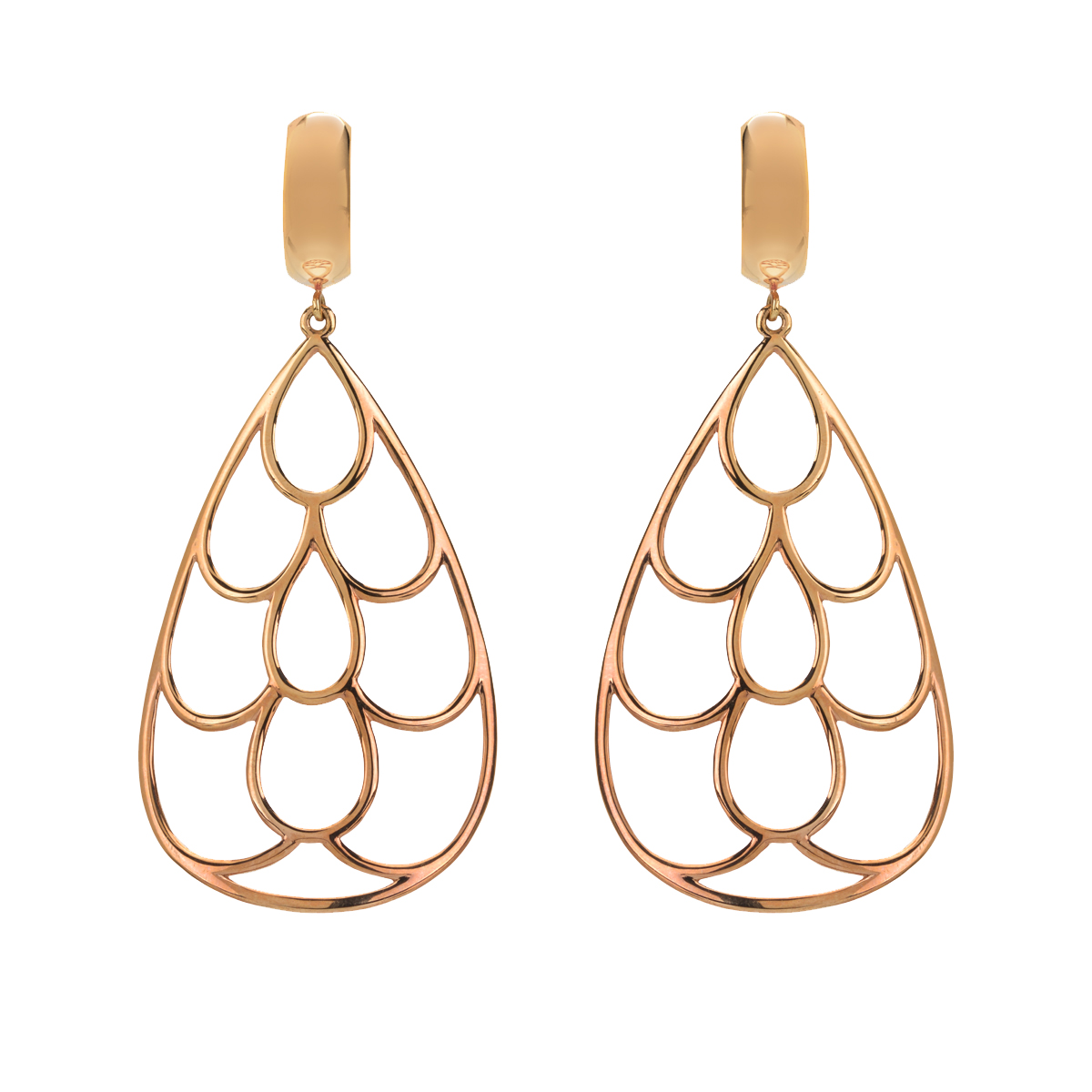 ROSE GOLD EARRINGS K18