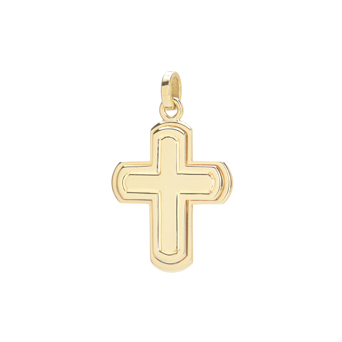 YELLOW GOLD CROSS K18