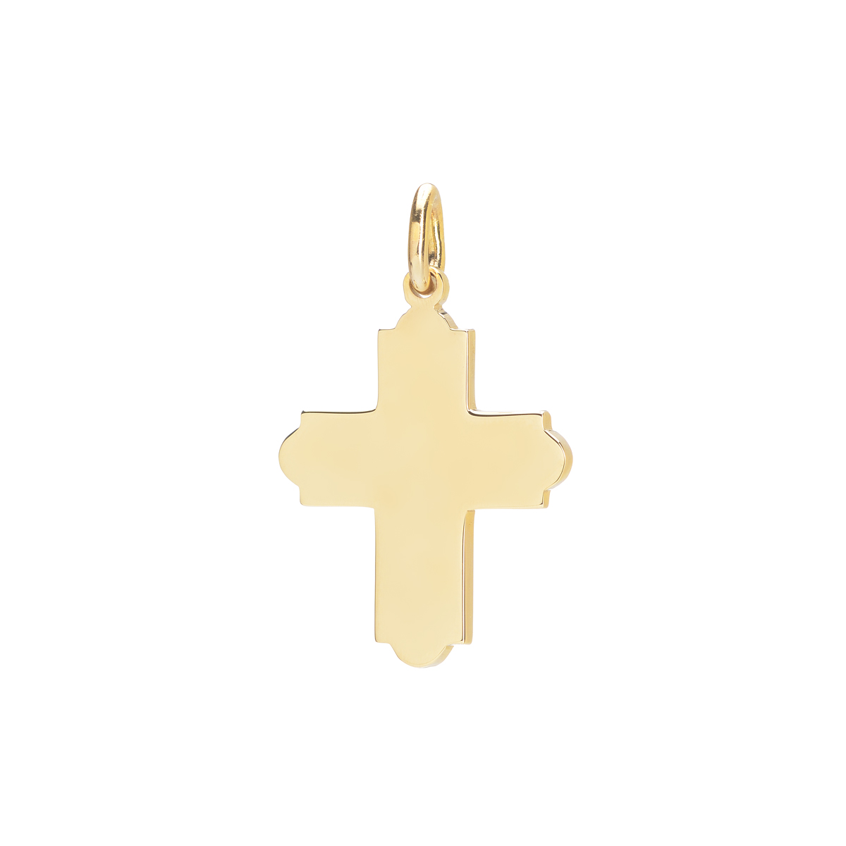 YELLOW GOLD CROSS K14