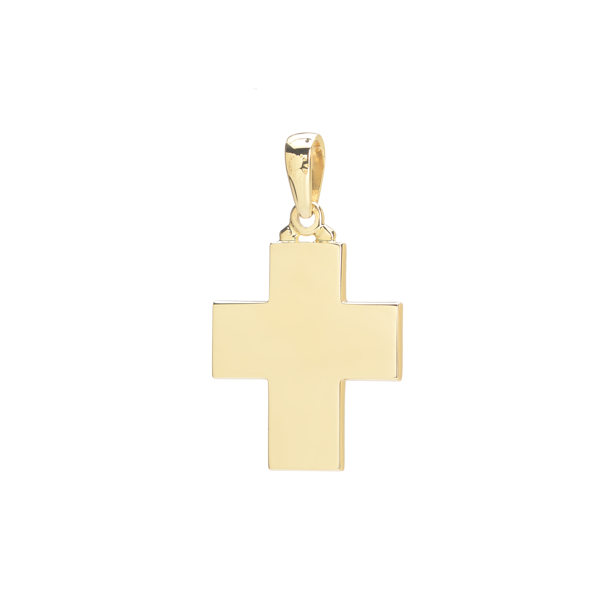 YELLOW GOLD CROSS K14
